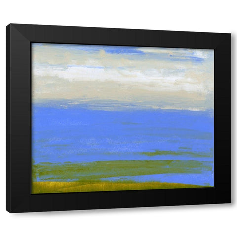 North Fork I Black Modern Wood Framed Art Print with Double Matting by Gordon, Sharon