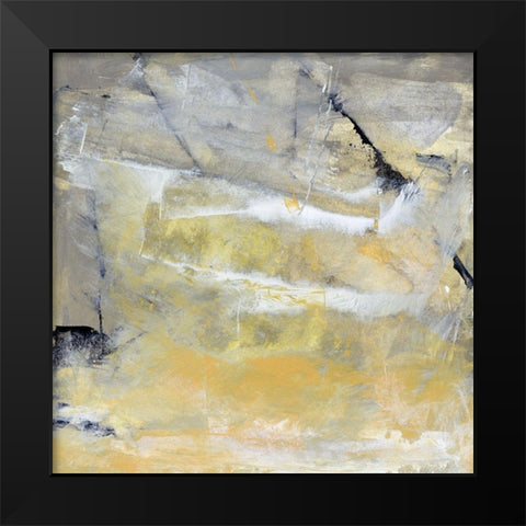 Airy I Black Modern Wood Framed Art Print by Gordon, Sharon