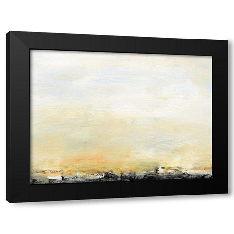 Lingering Light II Black Modern Wood Framed Art Print with Double Matting by Gordon, Sharon