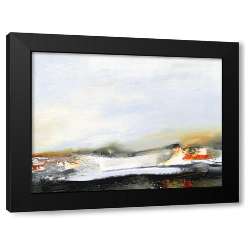 Lingering Light V Black Modern Wood Framed Art Print with Double Matting by Gordon, Sharon
