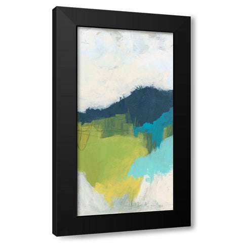 Valley Grandure II Black Modern Wood Framed Art Print by Vess, June Erica
