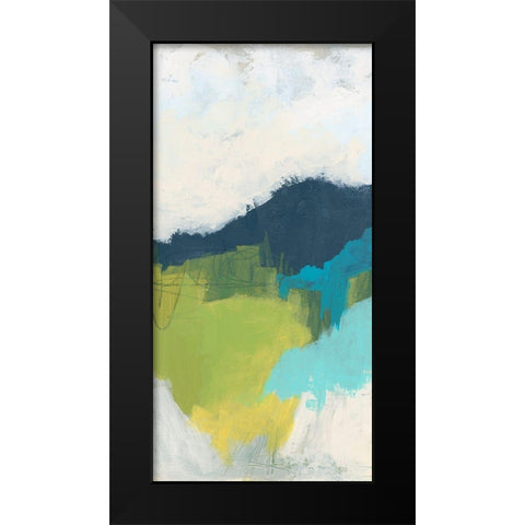 Valley Grandure II Black Modern Wood Framed Art Print by Vess, June Erica