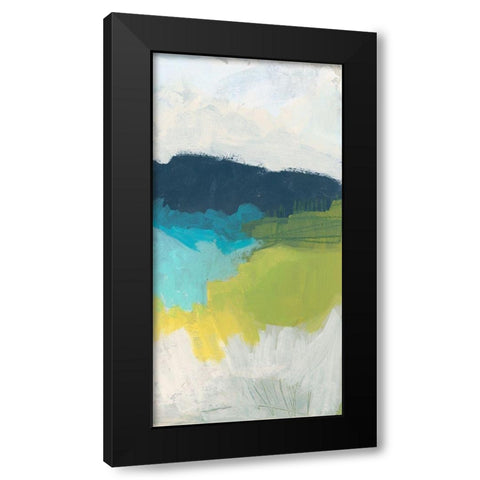 Valley Grandure IV Black Modern Wood Framed Art Print with Double Matting by Vess, June Erica