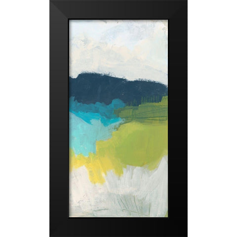 Valley Grandure IV Black Modern Wood Framed Art Print by Vess, June Erica