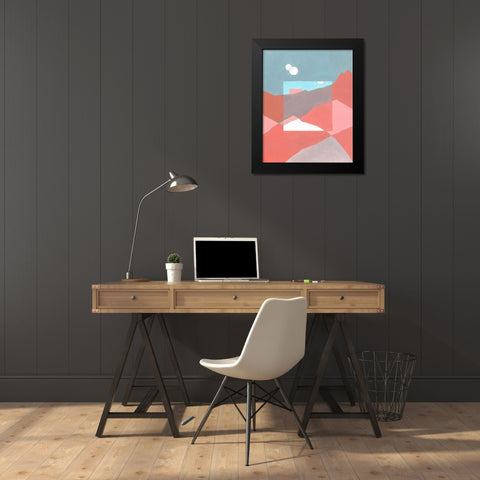 Desert Dreamscape II Black Modern Wood Framed Art Print by Green, Jacob