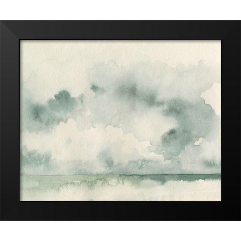 Ocean Impression III Black Modern Wood Framed Art Print by Caroline, Emma