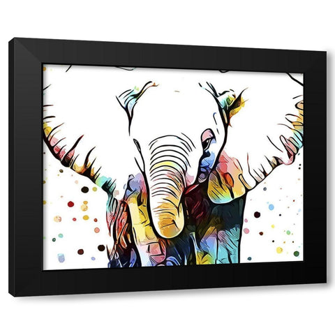 Motley Crew in Color III Black Modern Wood Framed Art Print with Double Matting by Aldridge, Ashley