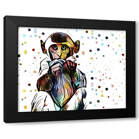 Motley Crew in Color V Black Modern Wood Framed Art Print with Double Matting by Aldridge, Ashley