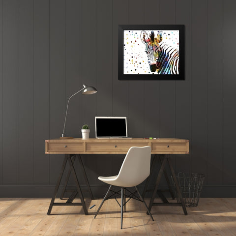 Motley Crew in Color VI Black Modern Wood Framed Art Print by Aldridge, Ashley