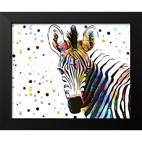 Motley Crew in Color VI Black Modern Wood Framed Art Print by Aldridge, Ashley