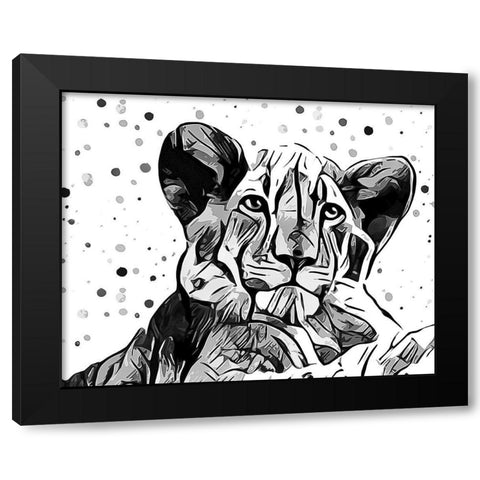 Motley Crew in B+W I Black Modern Wood Framed Art Print with Double Matting by Aldridge, Ashley
