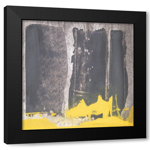 6240 Puzzle I Black Modern Wood Framed Art Print by Aryai, Sia