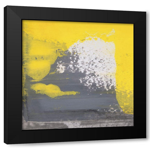 6240 Puzzle III Black Modern Wood Framed Art Print by Aryai, Sia