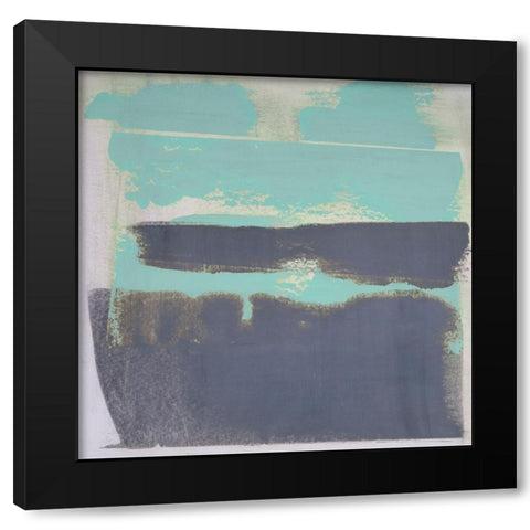 6240 Puzzle VII Black Modern Wood Framed Art Print by Aryai, Sia