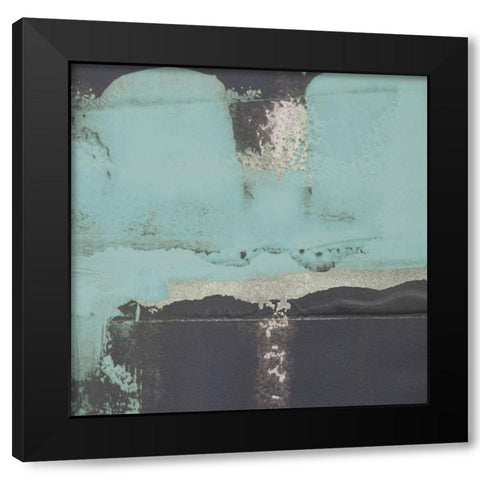 6240 Puzzle VIII Black Modern Wood Framed Art Print with Double Matting by Aryai, Sia
