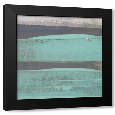 6240 Puzzle IX Black Modern Wood Framed Art Print by Aryai, Sia