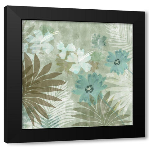 Flower Memories III Black Modern Wood Framed Art Print with Double Matting by Kouta, Flora