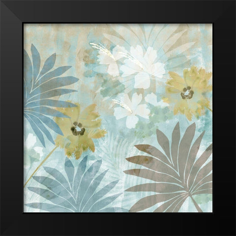 Flower Memories IV Black Modern Wood Framed Art Print by Kouta, Flora