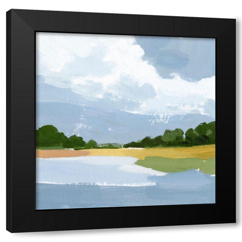 Lakeside Study I Black Modern Wood Framed Art Print by Barnes, Victoria