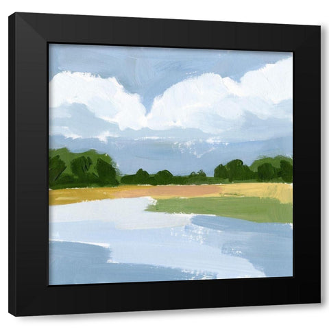 Lakeside Study III Black Modern Wood Framed Art Print by Barnes, Victoria