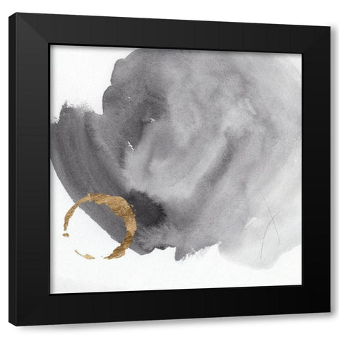 Broadsheet I Black Modern Wood Framed Art Print with Double Matting by Green, Jacob