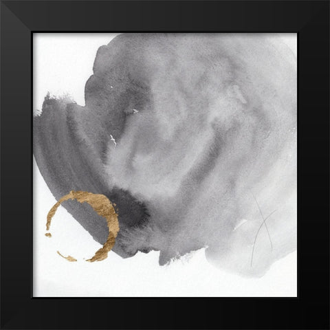 Broadsheet I Black Modern Wood Framed Art Print by Green, Jacob