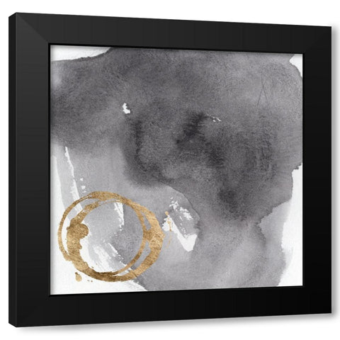 Broadsheet V Black Modern Wood Framed Art Print by Green, Jacob