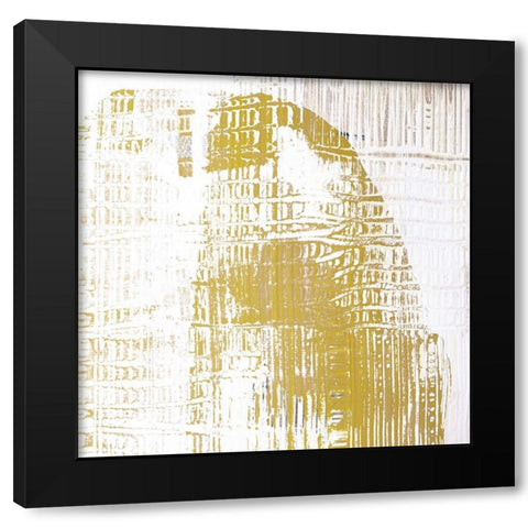 Amaze III Black Modern Wood Framed Art Print by Aryai, Sia