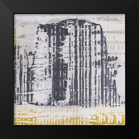 Amaze IV Black Modern Wood Framed Art Print by Aryai, Sia