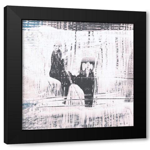 Amaze V Black Modern Wood Framed Art Print by Aryai, Sia