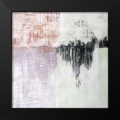 Amaze VI Black Modern Wood Framed Art Print by Aryai, Sia