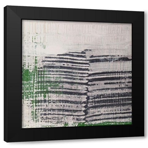 Amaze VIII Black Modern Wood Framed Art Print by Aryai, Sia