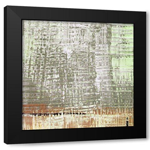 Amaze IX Black Modern Wood Framed Art Print by Aryai, Sia