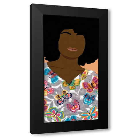 Care Giver I Black Modern Wood Framed Art Print by Saunders, Alonzo
