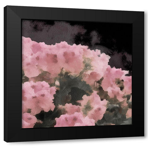 Blush Rush II Black Modern Wood Framed Art Print with Double Matting by Saunders, Alonzo