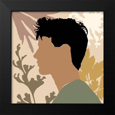 Strength And Confidence II Black Modern Wood Framed Art Print by Saunders, Alonzo