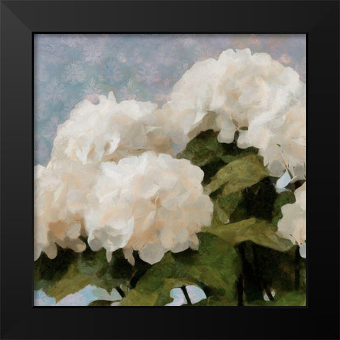 Sunday Flowers I Black Modern Wood Framed Art Print by Saunders, Alonzo