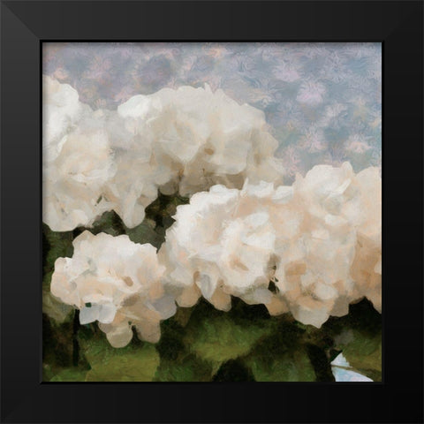 Sunday Flowers II Black Modern Wood Framed Art Print by Saunders, Alonzo