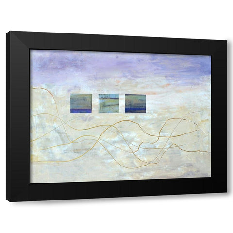 String Windows I Black Modern Wood Framed Art Print by Avondet, Natalie