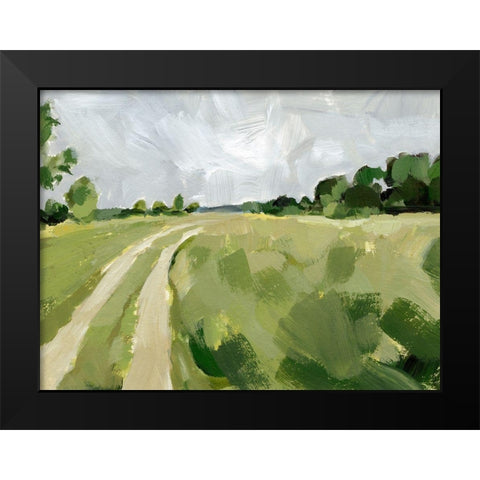 Meadow Trail I Black Modern Wood Framed Art Print by Barnes, Victoria