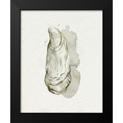 Oysters on the Bay I Black Modern Wood Framed Art Print by Popp, Grace