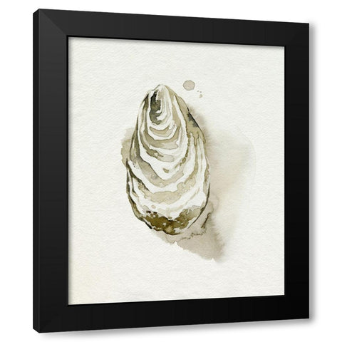 Oysters on the Bay IV Black Modern Wood Framed Art Print with Double Matting by Popp, Grace