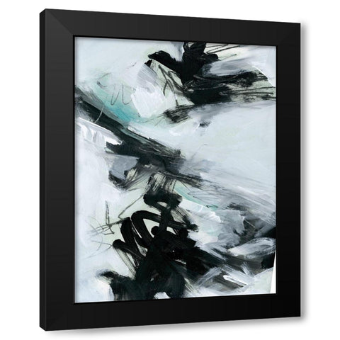 Ocean Current I Black Modern Wood Framed Art Print by Parker, Jennifer Paxton