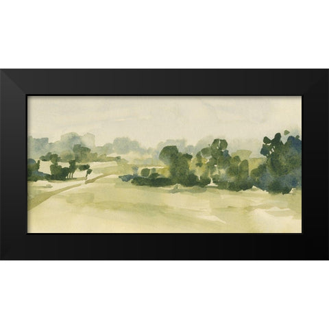 Verdant Pasture II Black Modern Wood Framed Art Print by Caroline, Emma