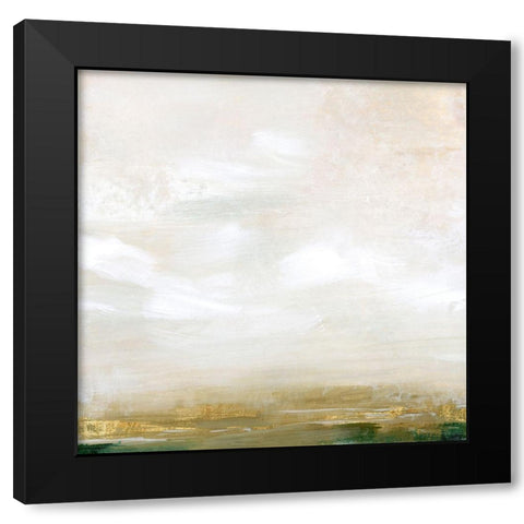 Gold Leaf Marsh I Black Modern Wood Framed Art Print with Double Matting by Popp, Grace