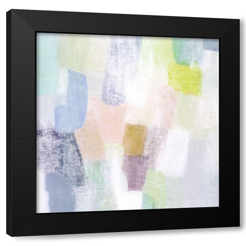 Sidewalk Chalk I Black Modern Wood Framed Art Print with Double Matting by Popp, Grace