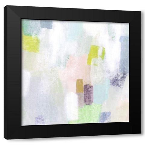 Sidewalk Chalk II Black Modern Wood Framed Art Print with Double Matting by Popp, Grace