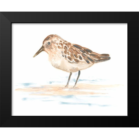 Pretty Piper II Black Modern Wood Framed Art Print by Vess, June Erica