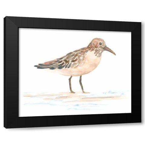 Pretty Piper III Black Modern Wood Framed Art Print with Double Matting by Vess, June Erica