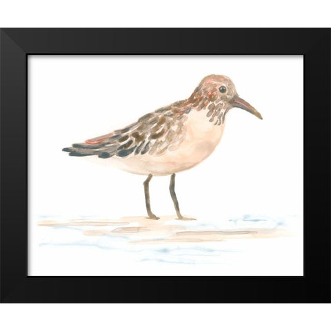 Pretty Piper III Black Modern Wood Framed Art Print by Vess, June Erica